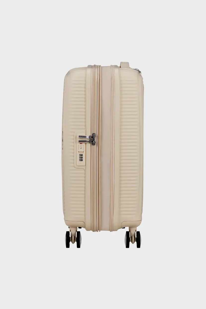 Бежевый чемодан 55 см SOUNDBOX COCONUT SAND 4
