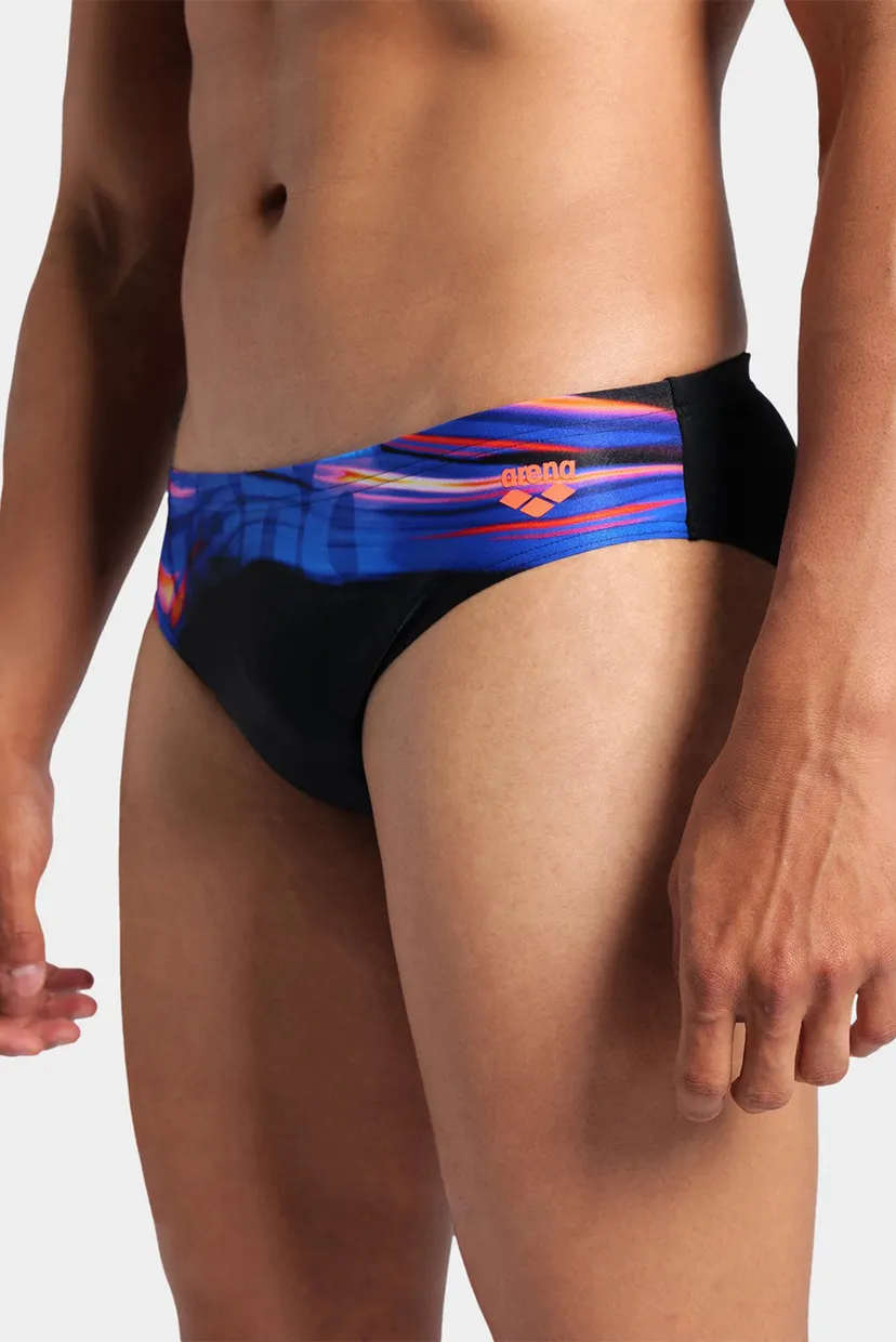 Чоловічі чорні плавки DREAMHLINE SWIM BRIEFS 4