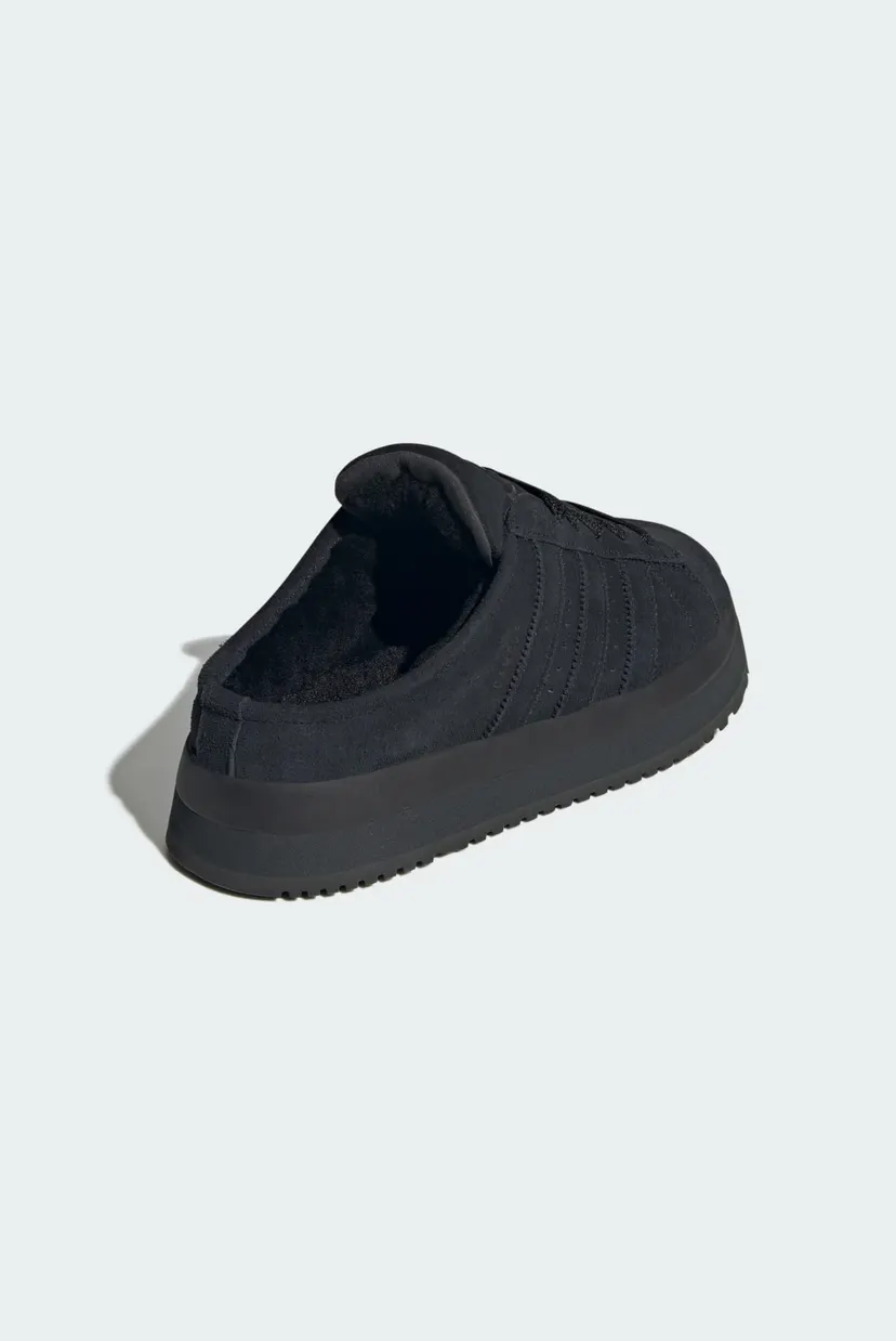 Женские черные замшевые клоги Campus 00s Winter Low 5
