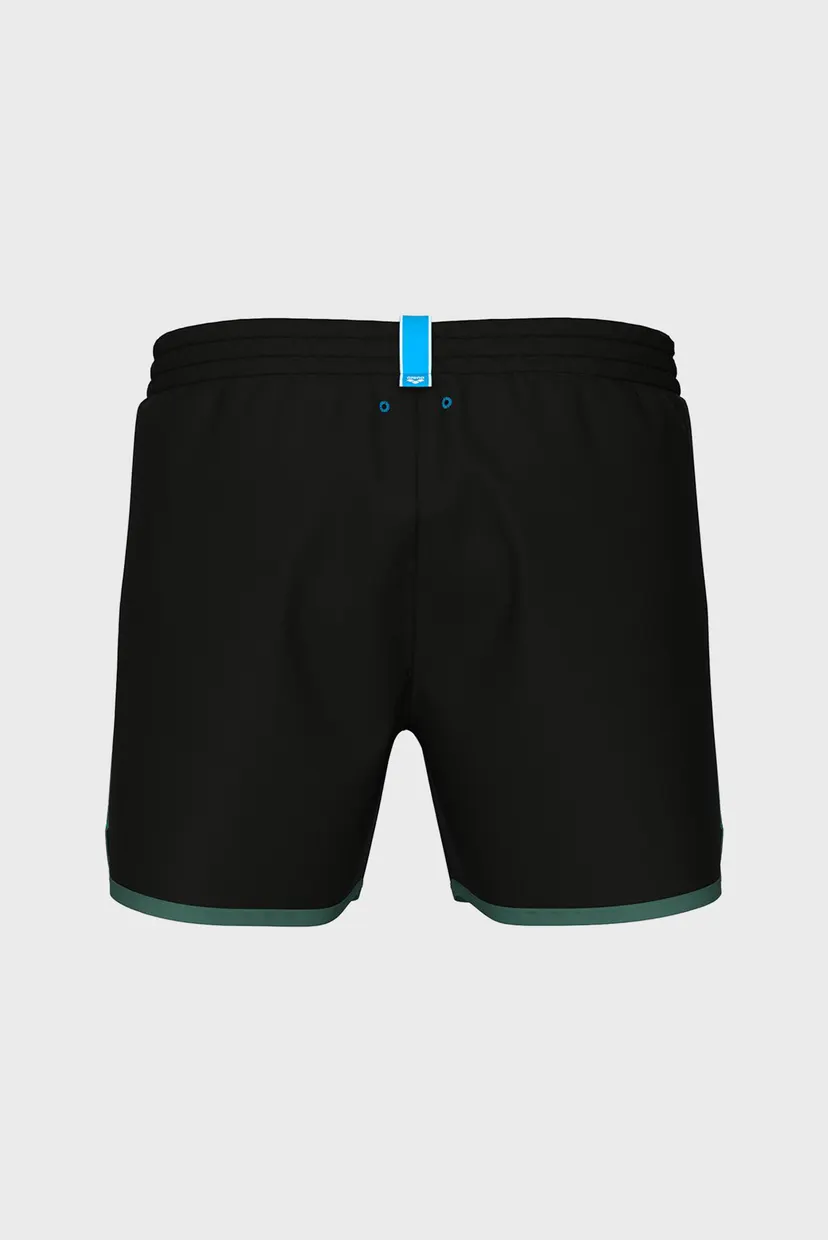 Чоловічі чорні плавальні шорти BIG LOGO BORDERS BEACH 6