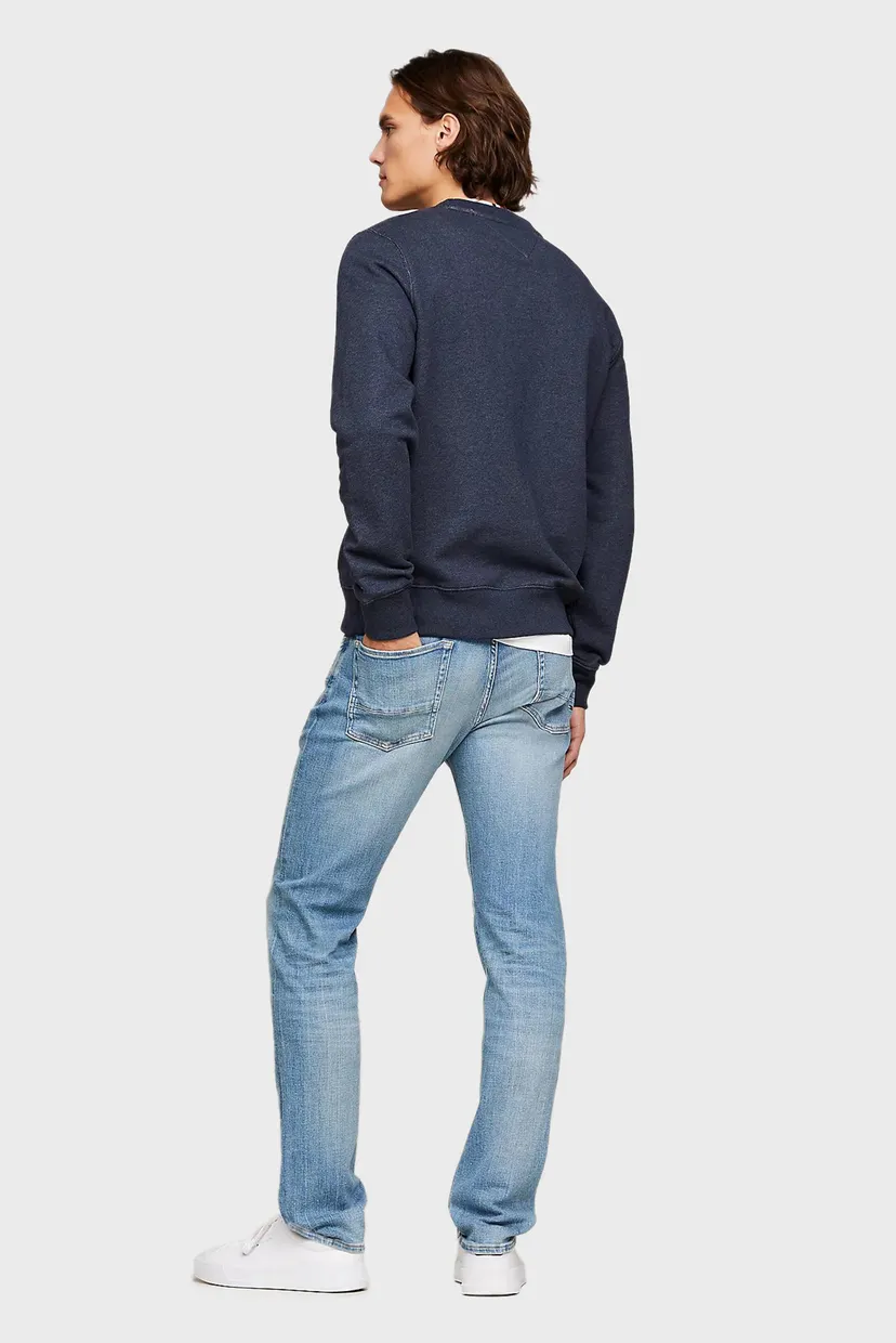 Мужской темно-синий свитшот HILFIGER ARCHED HTR 3
