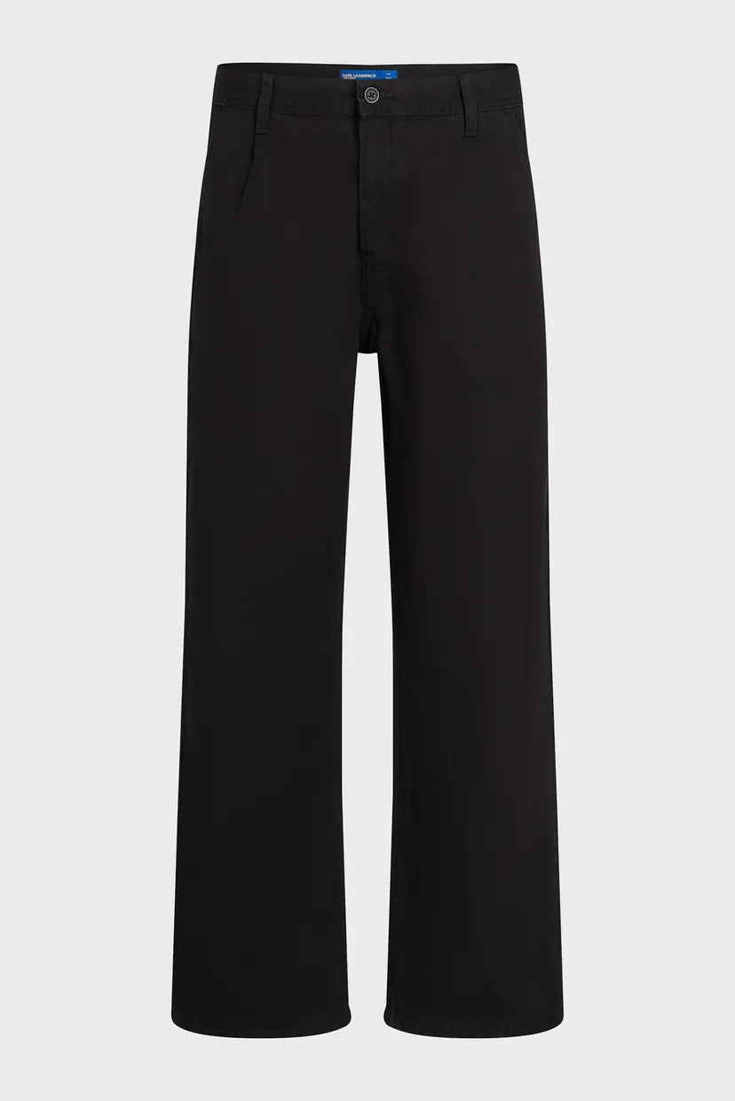 Чоловічі чорні брюки relaxed chino 5