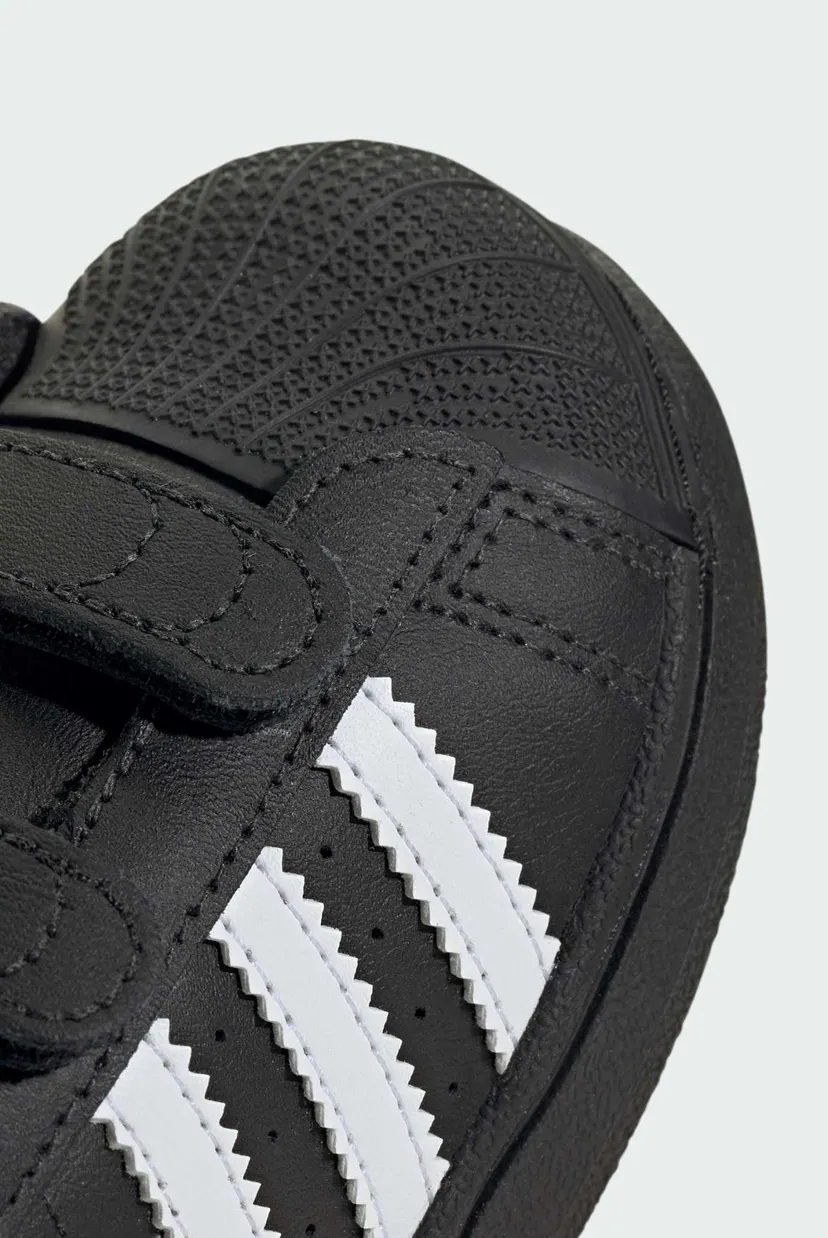 Дитячі чорні снікерси Superstar II Comfort Closure Kids 8