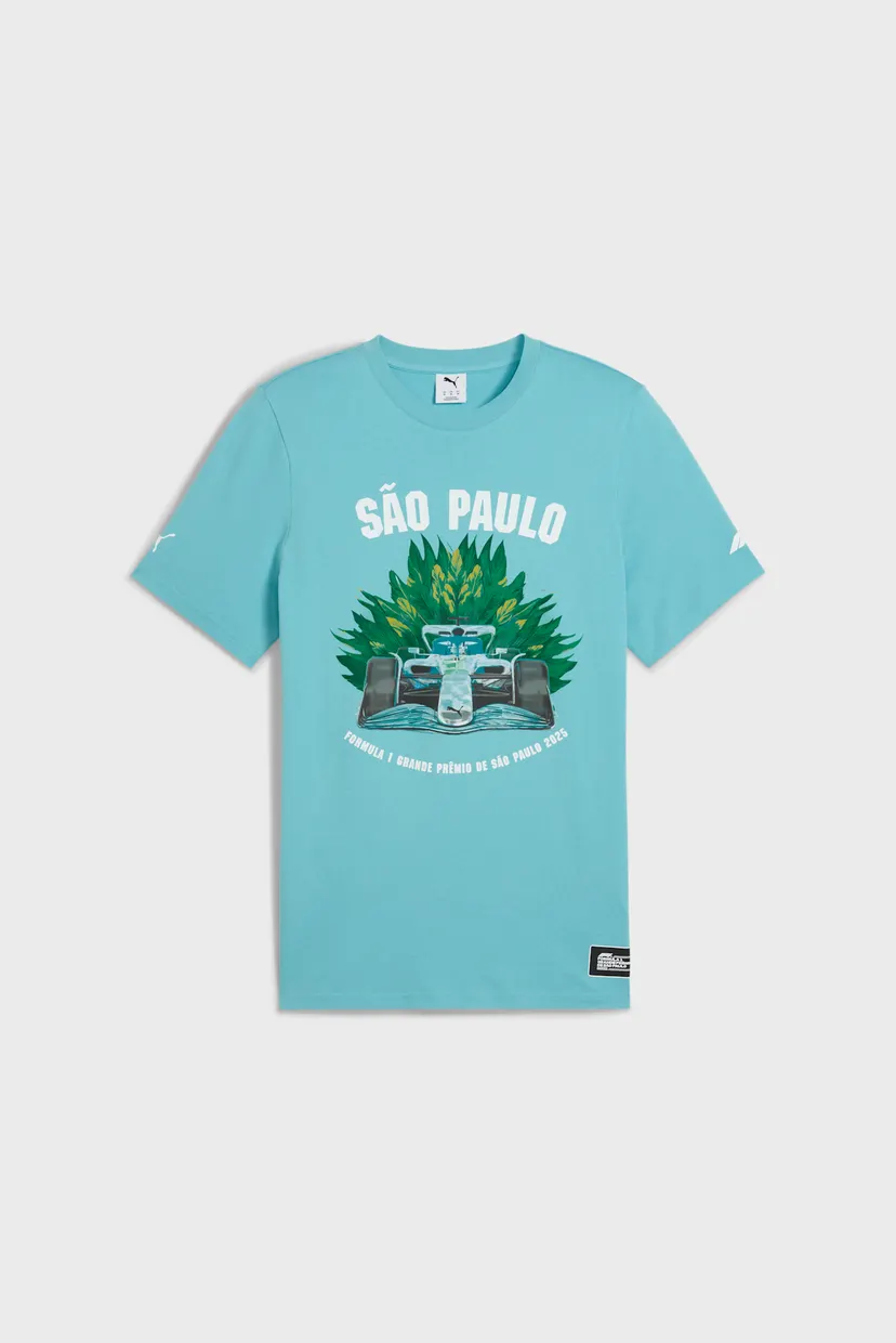 Блакитна футболка Formula 1® Brazil Tee Unisex (унісекс) 4