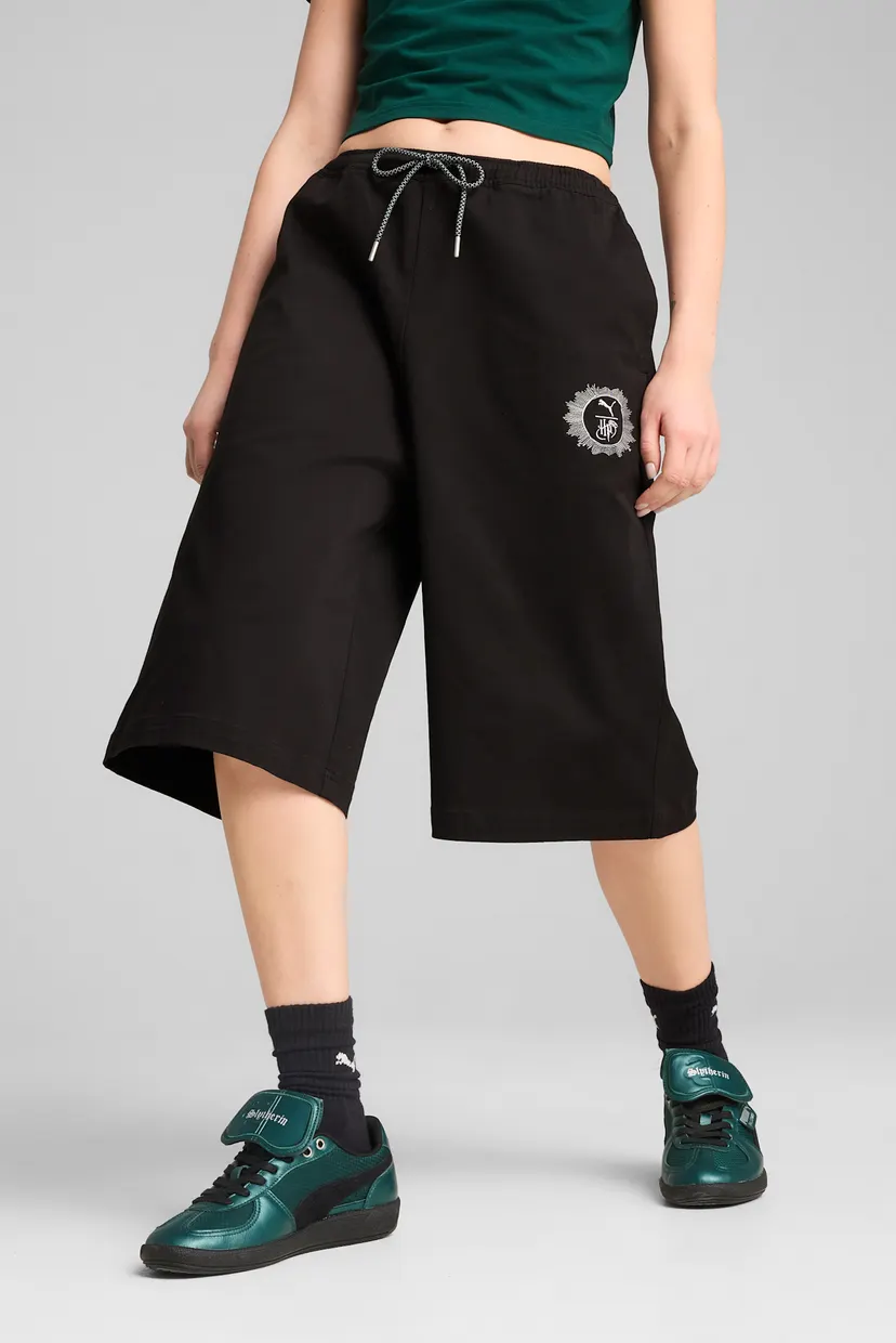 Жіночі чорні шорти PUMA X HARRY POTTER Relaxed Jorts 14