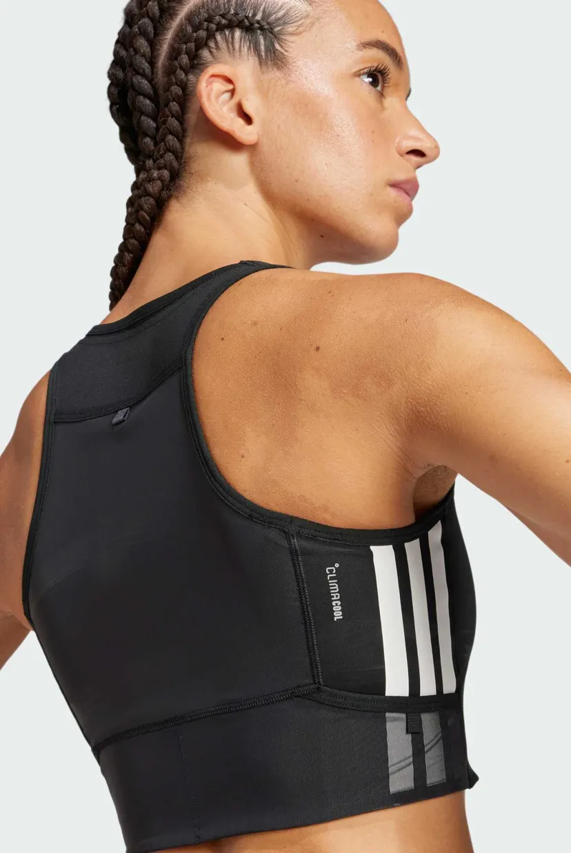 Жіночий чорний топ Adizero Running Gel Pocket 5