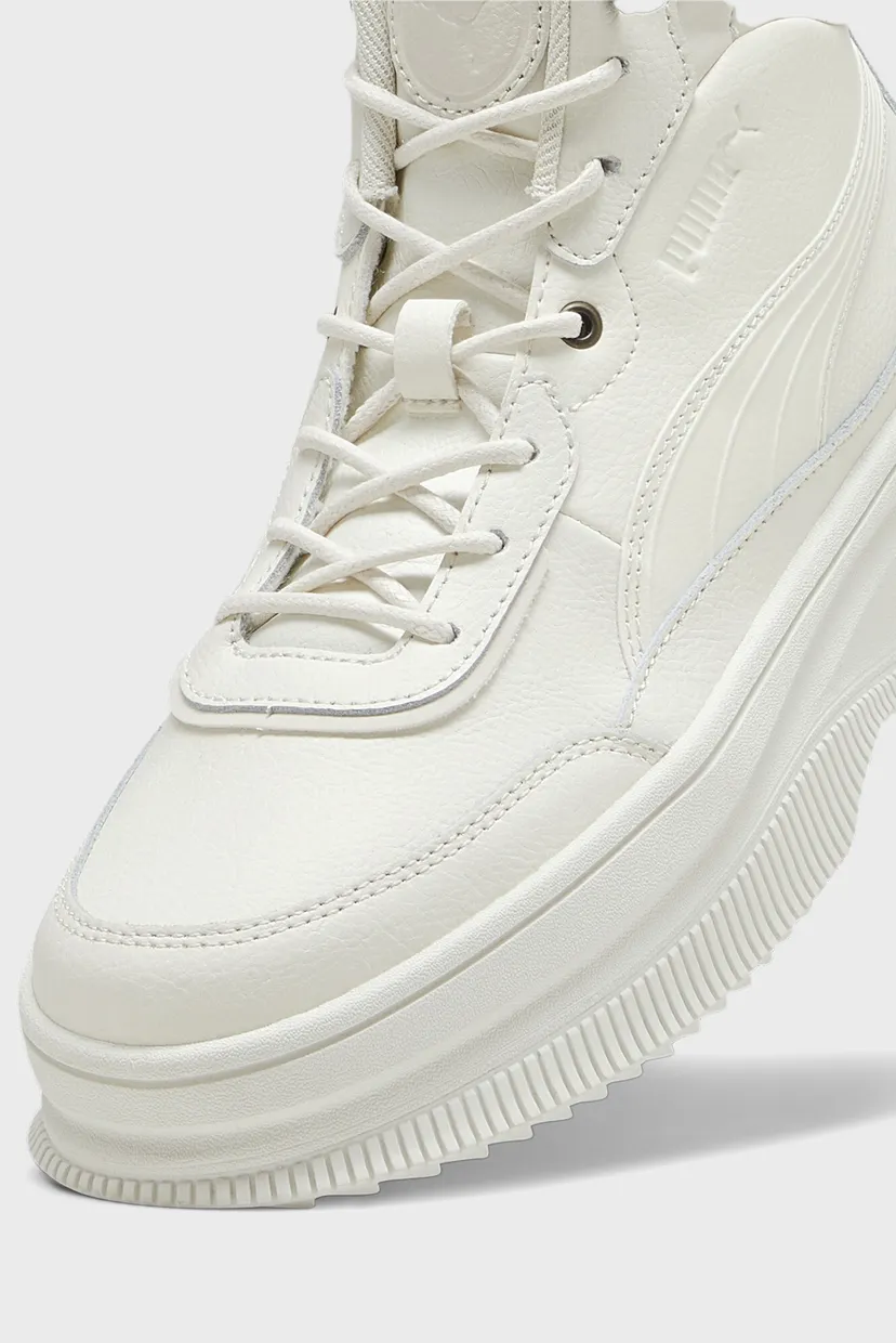 Жіночі білі шкіряні хайтопи Mayra Women’s Sneakers 6