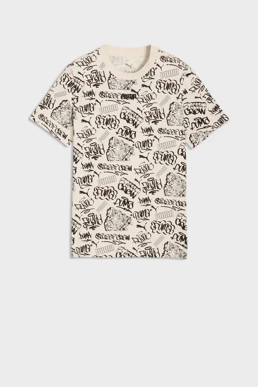 Дитяча бежева футболка з візерунком MID 90s Printed Tee Youth 4