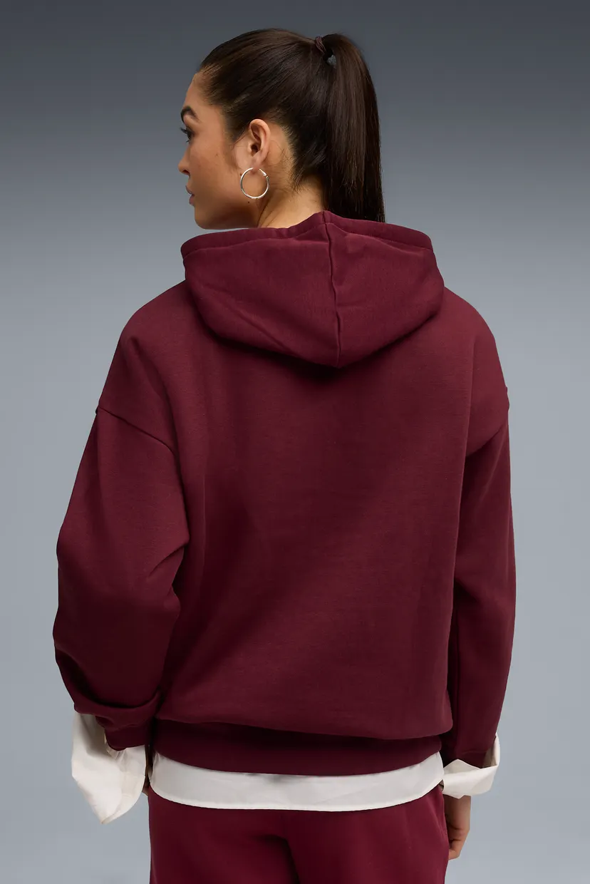 Жіноче бордове худі Essentials Oversized Hoodie Women 3
