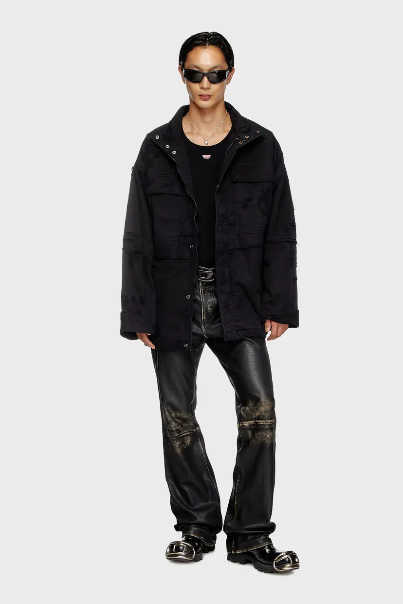 ジャケット・アウター DIESEL opium darkwear fade riders jacket Куртки DIESEL J-Livery Jacket Black (A18589_0PLBI 9AW) | Footshop