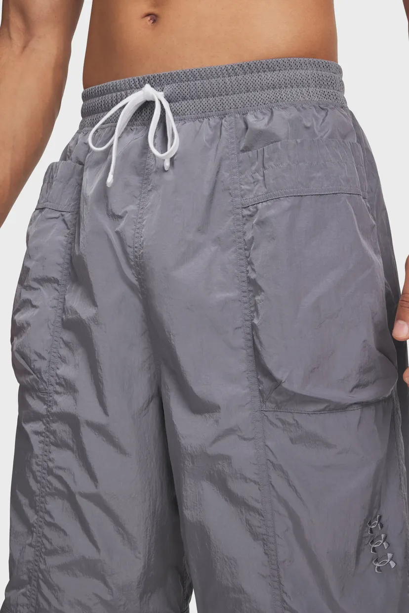 Мужские серые шорты UA Hoops Woven Short 4