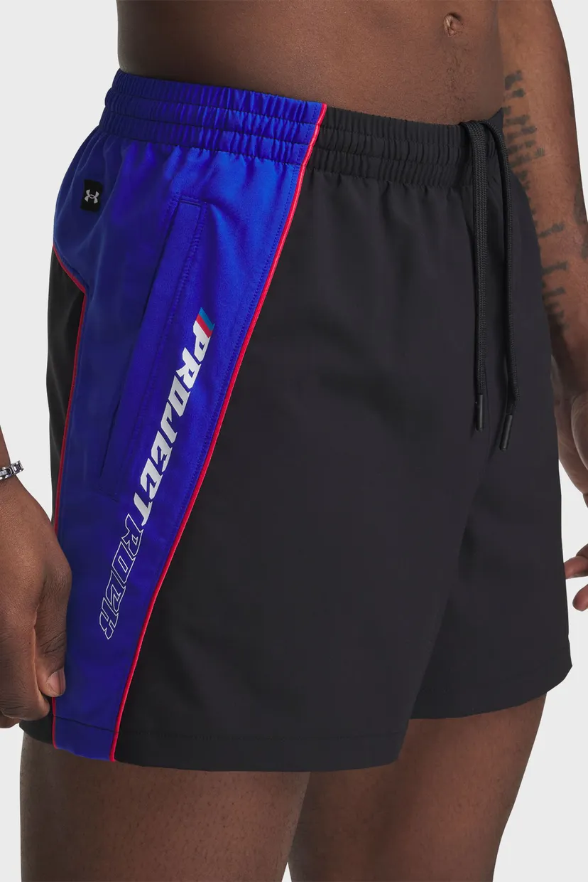 Мужские черные шорты Pjt Rck Colorblock Wvn Short 2