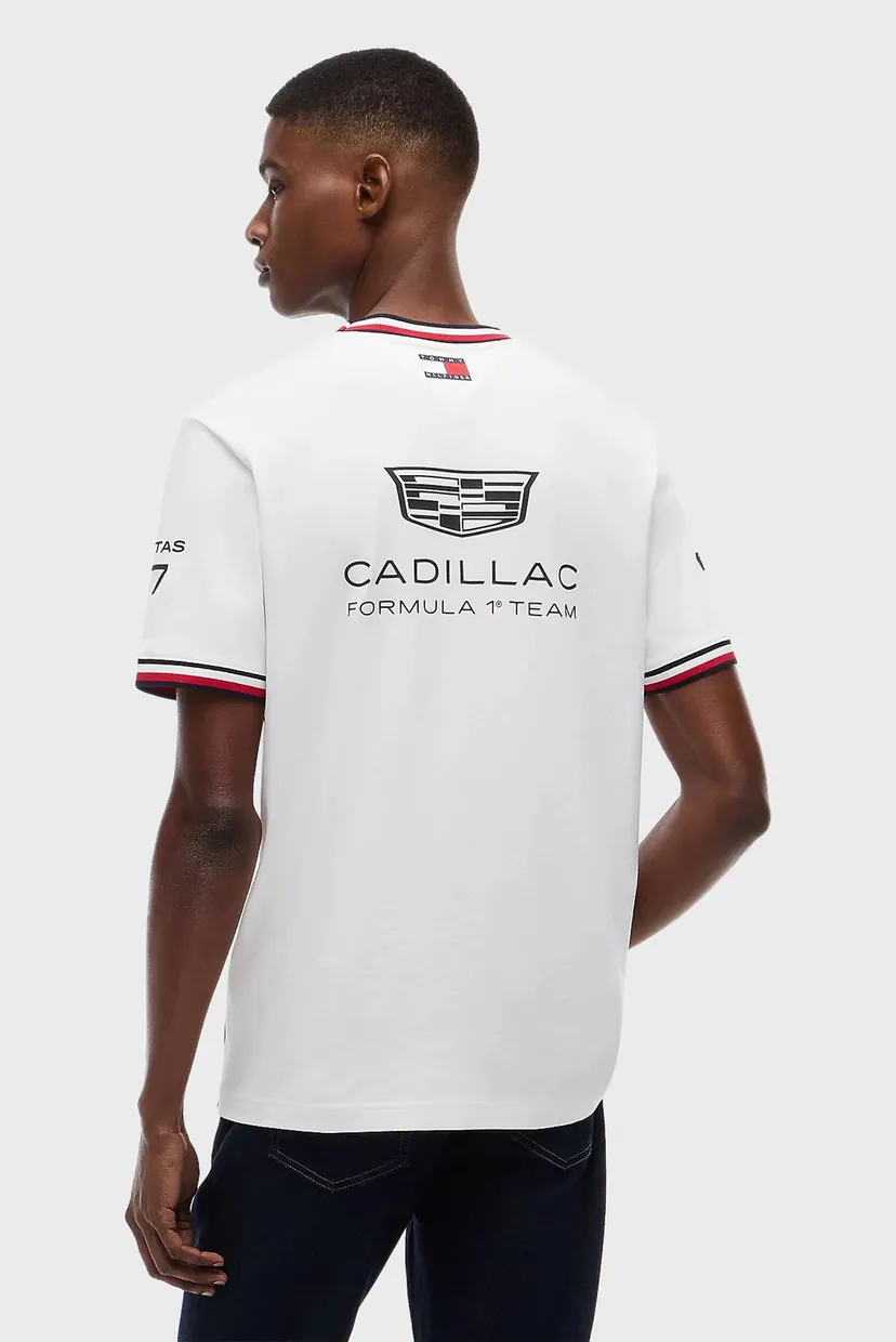 Чоловіча біла футболка TH x Cadillac Formula 1® Team 3