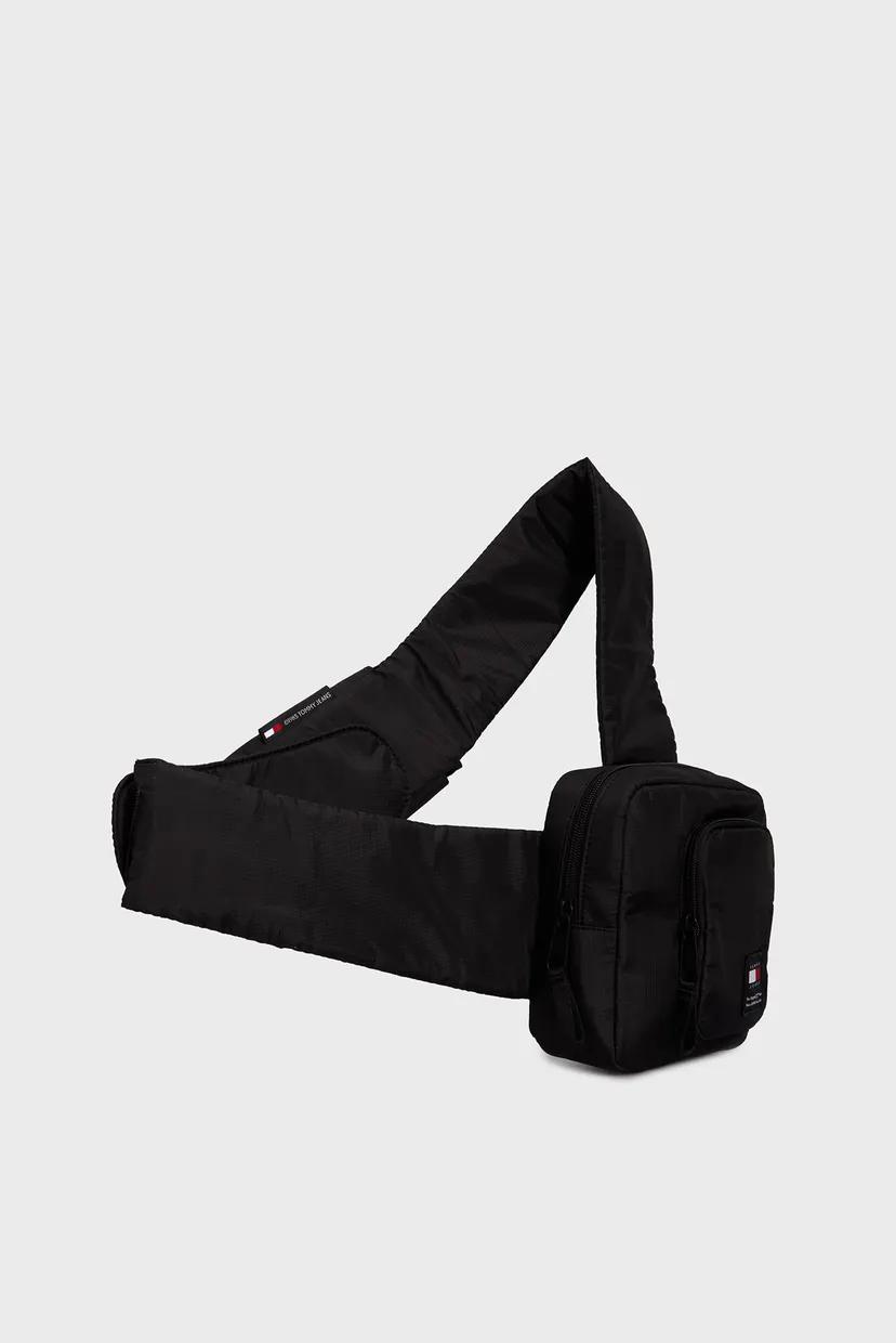 Чоловіча чорна сумка TJM BOYHOOD CHEST BAG 3