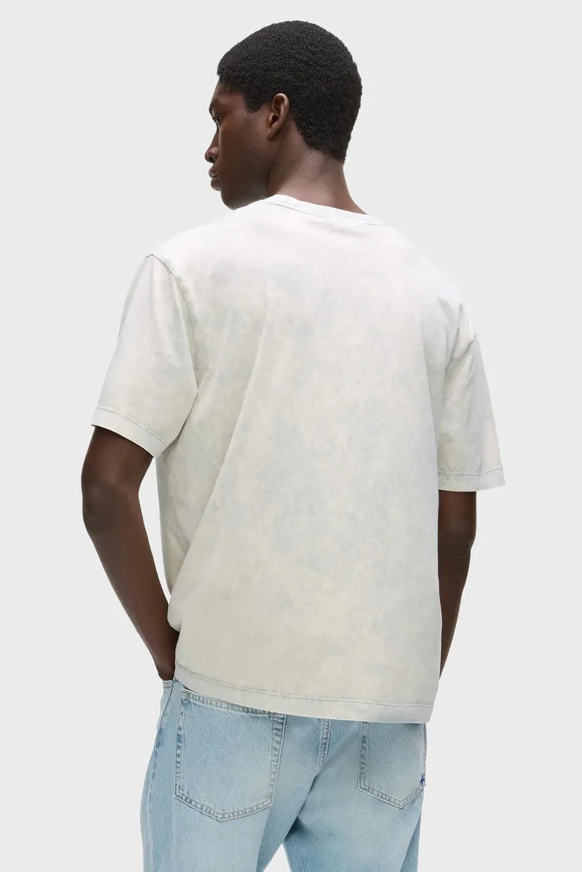 Мужская светло-серая футболка RELAX SS WASHED 3