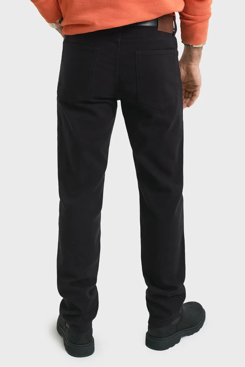 Чоловічі чорні джинси REGULAR SOFT TWILL 3