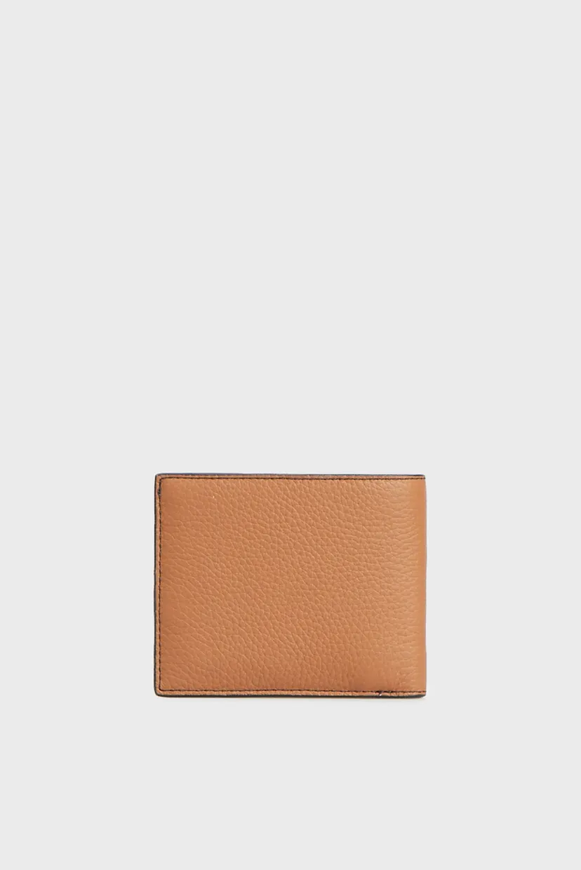 Чоловічий рудий шкіряний гаманець HUDSON BILLFOLD 4