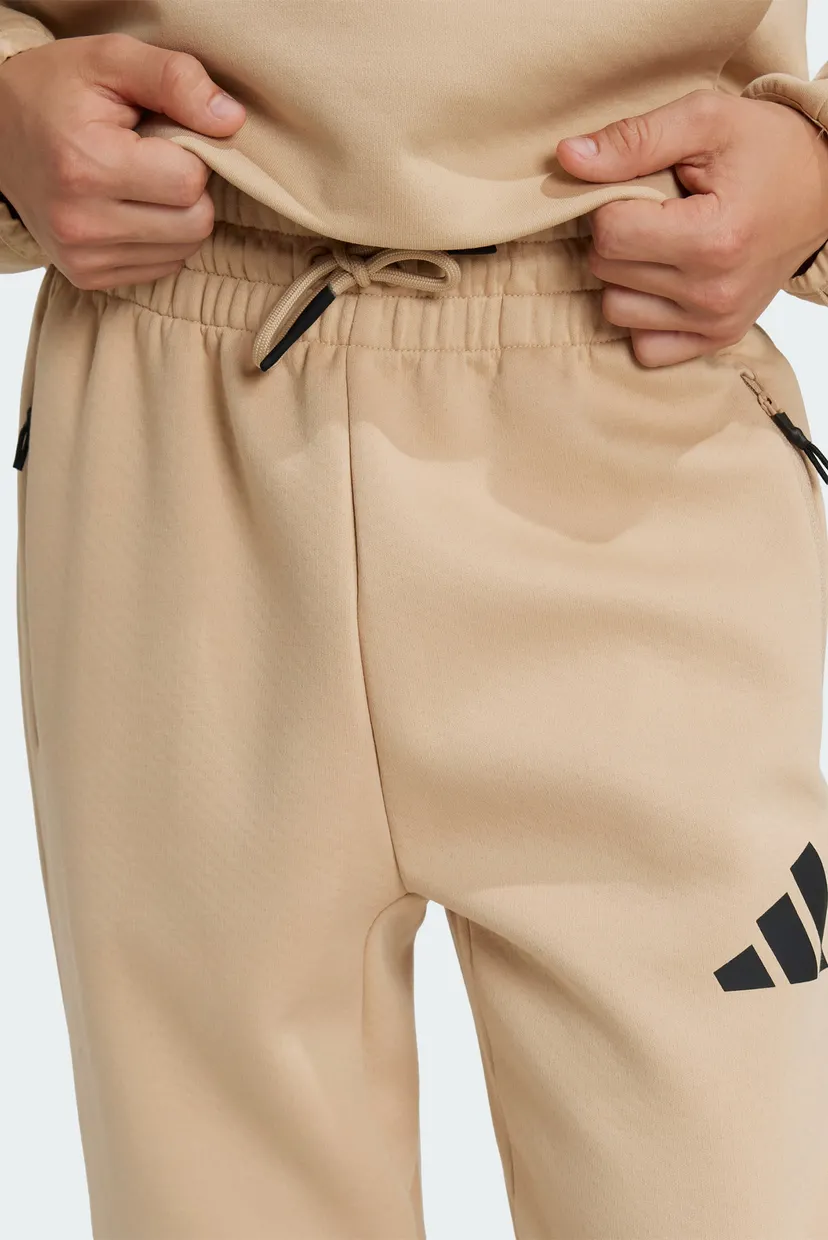 Детские бежевые спортивные брюки adidas Z.N.E. Tapered-Leg Kids 4