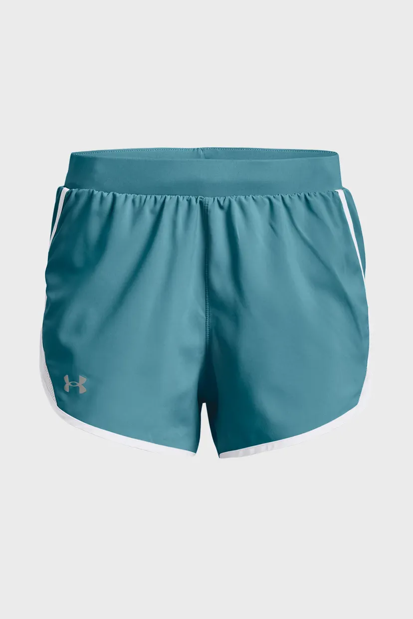 Женские голубые шорты UA Fly By 2.0 Short 6