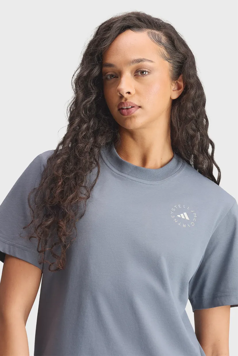 Жіноча сіра футболка adidas by Stella McCartney TrueCasuals Regular Sportswear 4