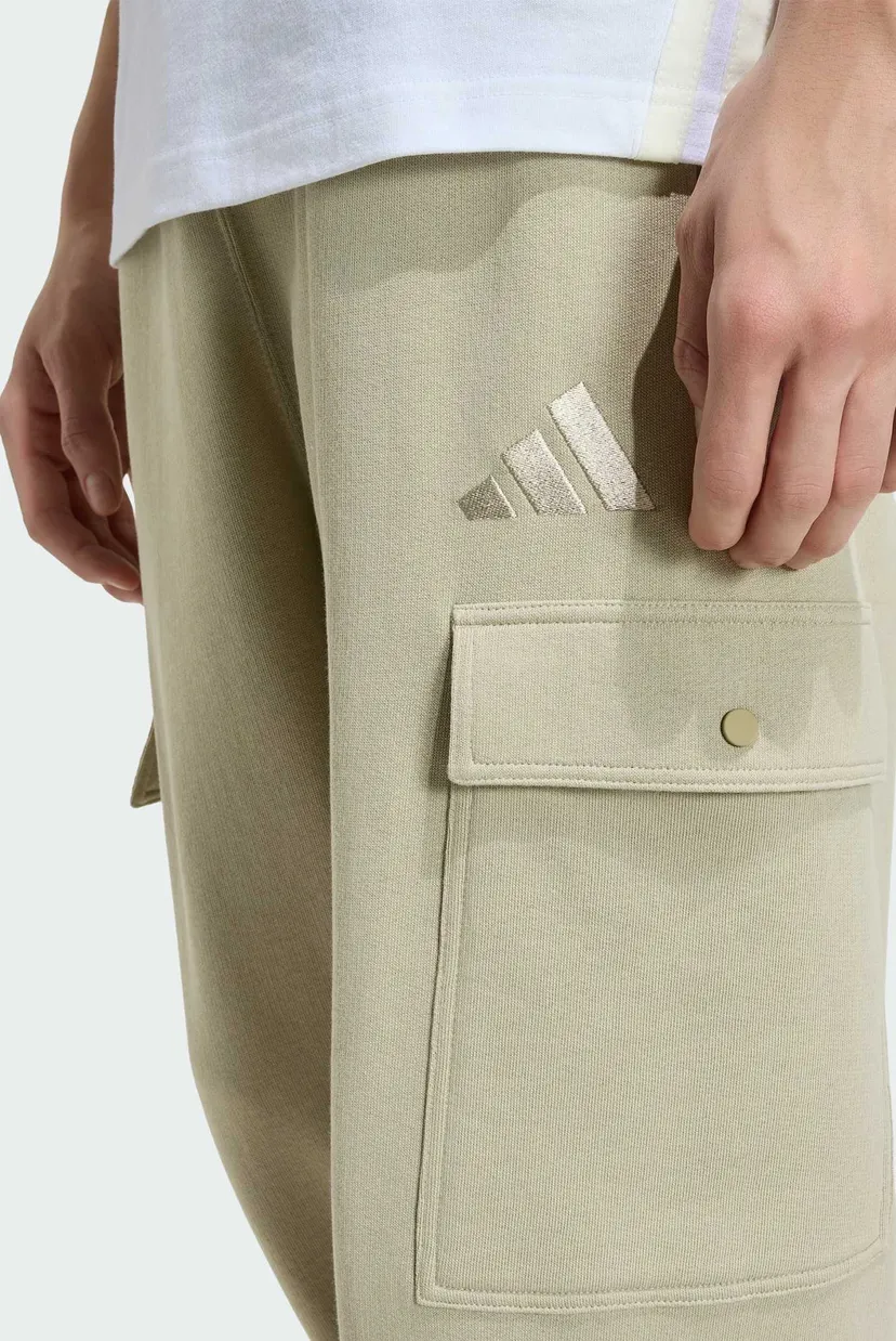 Мужские бежевые спортивные брюки ALL SZN French Terry Loose Cargo Open Hem 4