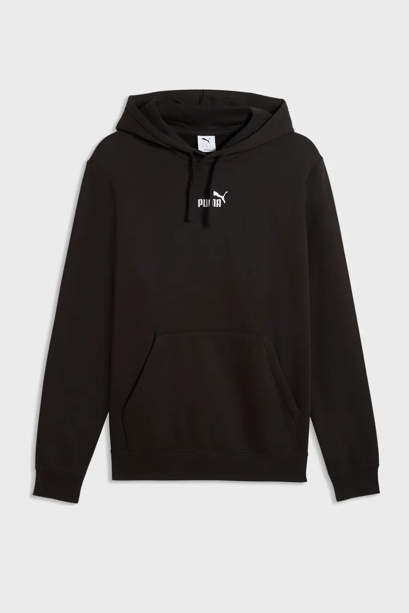 Чоловіче чорне худі Essentials No.1 Logo Fleece Hoodie Men 4