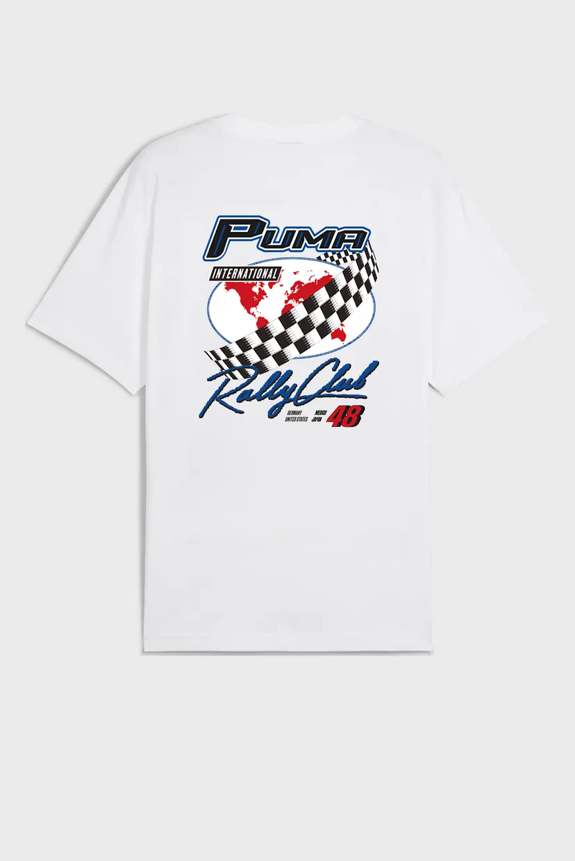 Чоловіча біла футболка GRAPHICS PUMA Moto Relaxed Tee Men 5