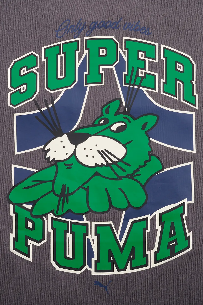 Мужская темно-серая футболка GRAPHIC Super PUMA Pocket Tee Men 3