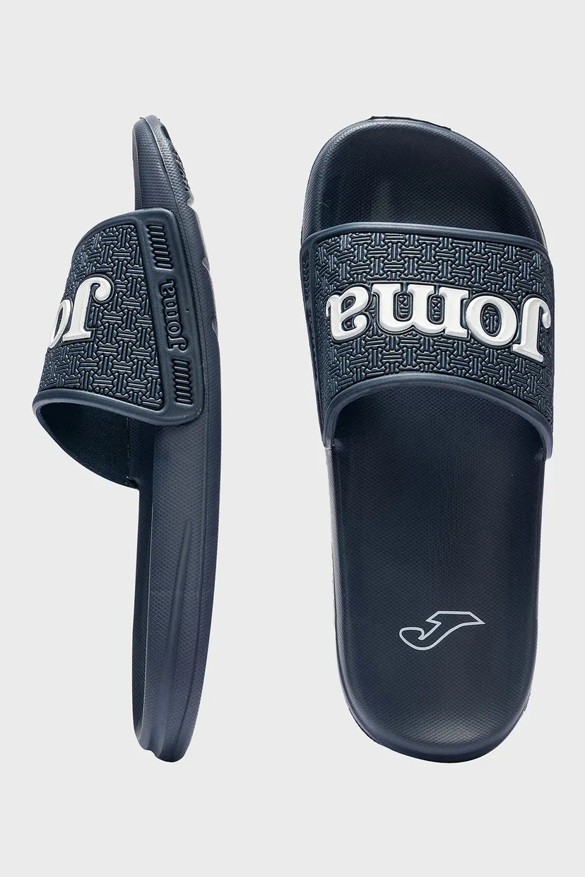 Мужские темно-синие слайдеры 3