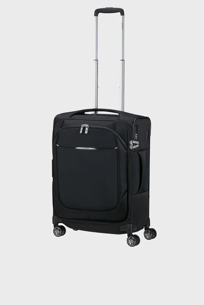 Черный чемодан 55 см RE-LITE BLACK 4