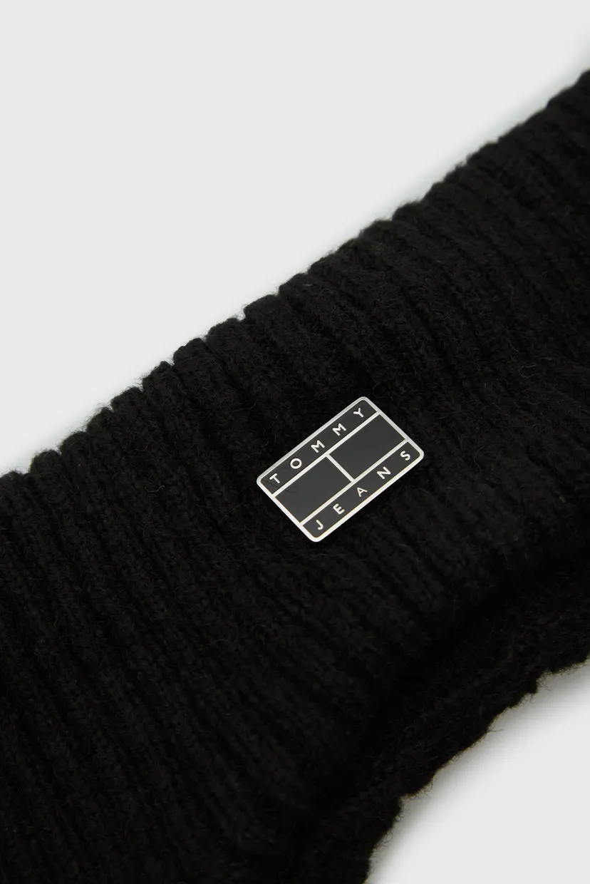 Женская черная повязка TJW COSY KNIT HEADBAND 3