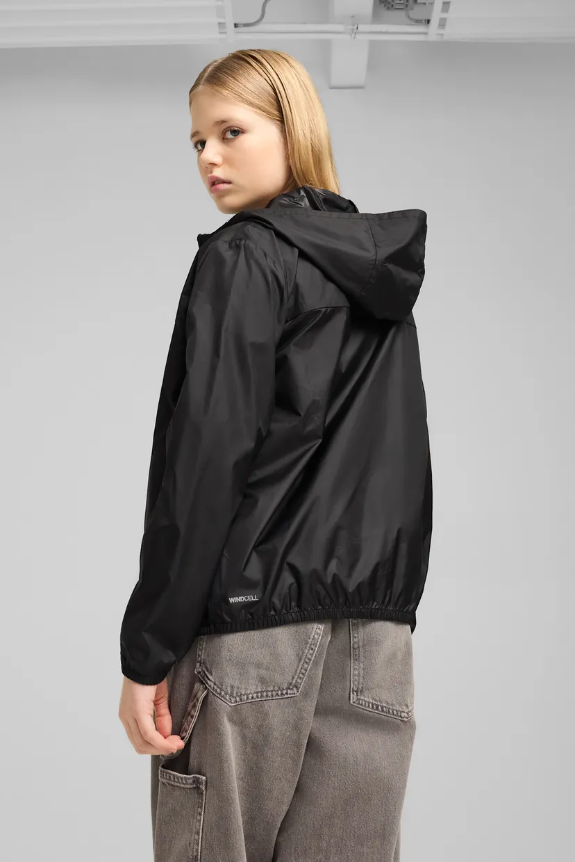 Дитяча чорна вітровка Essentials Regular Windbreaker Youth 5