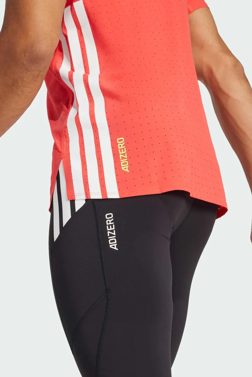 Мужские черные тайтсы Adizero Running Long 4