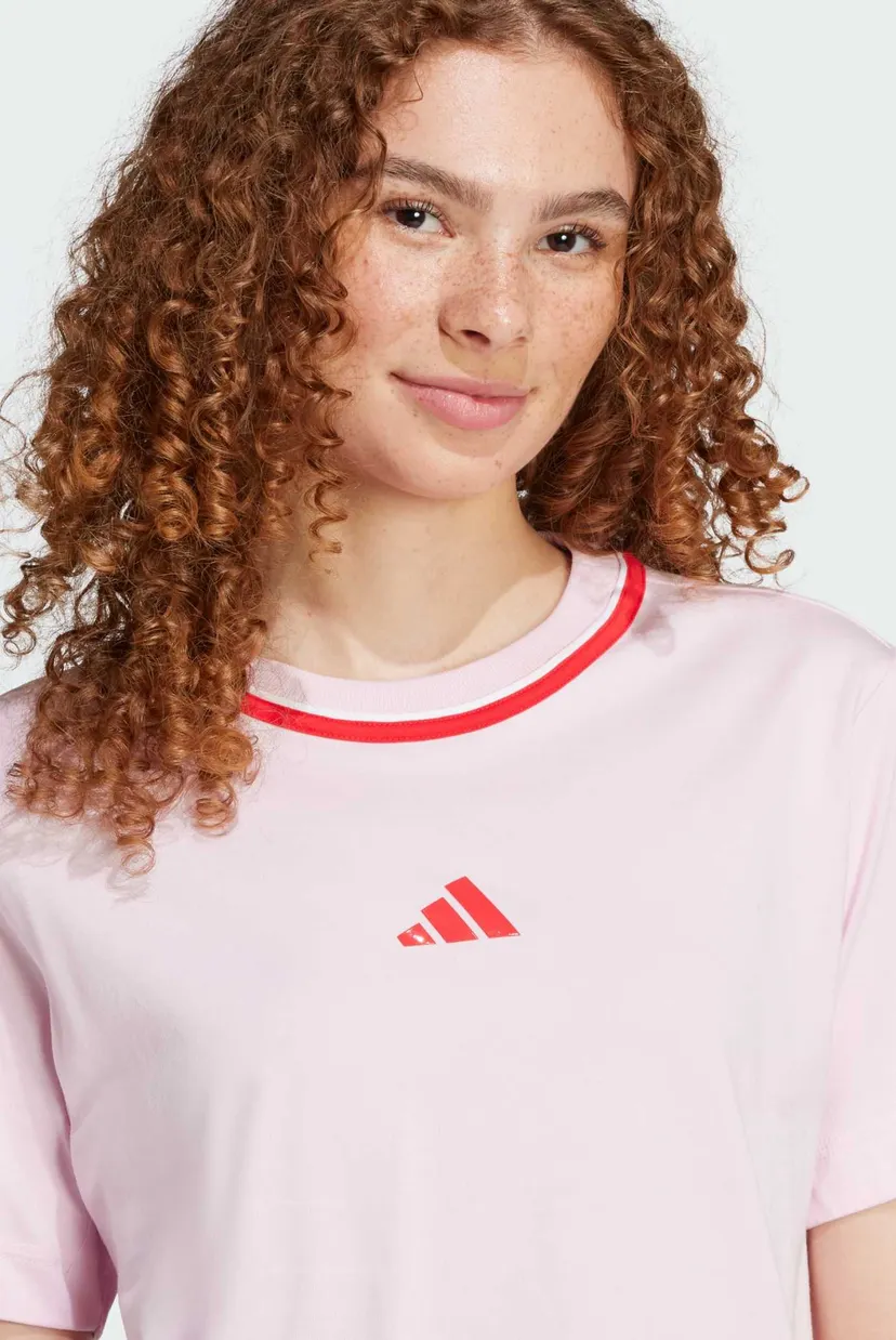 Женская пудровая футболка Essentials Color Pop Cotton 4