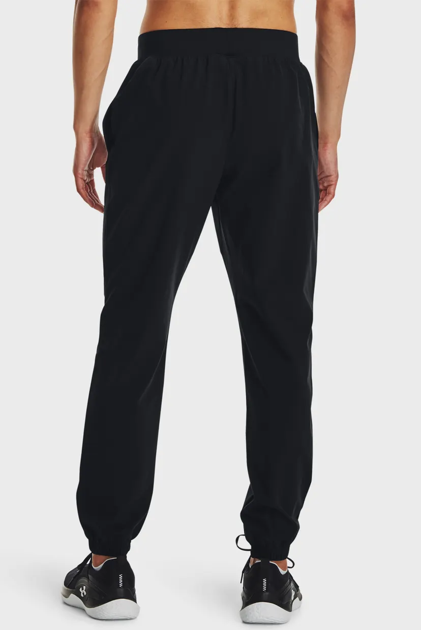 Мужские черные спортивные брюки UA Stretch Woven Joggers 3