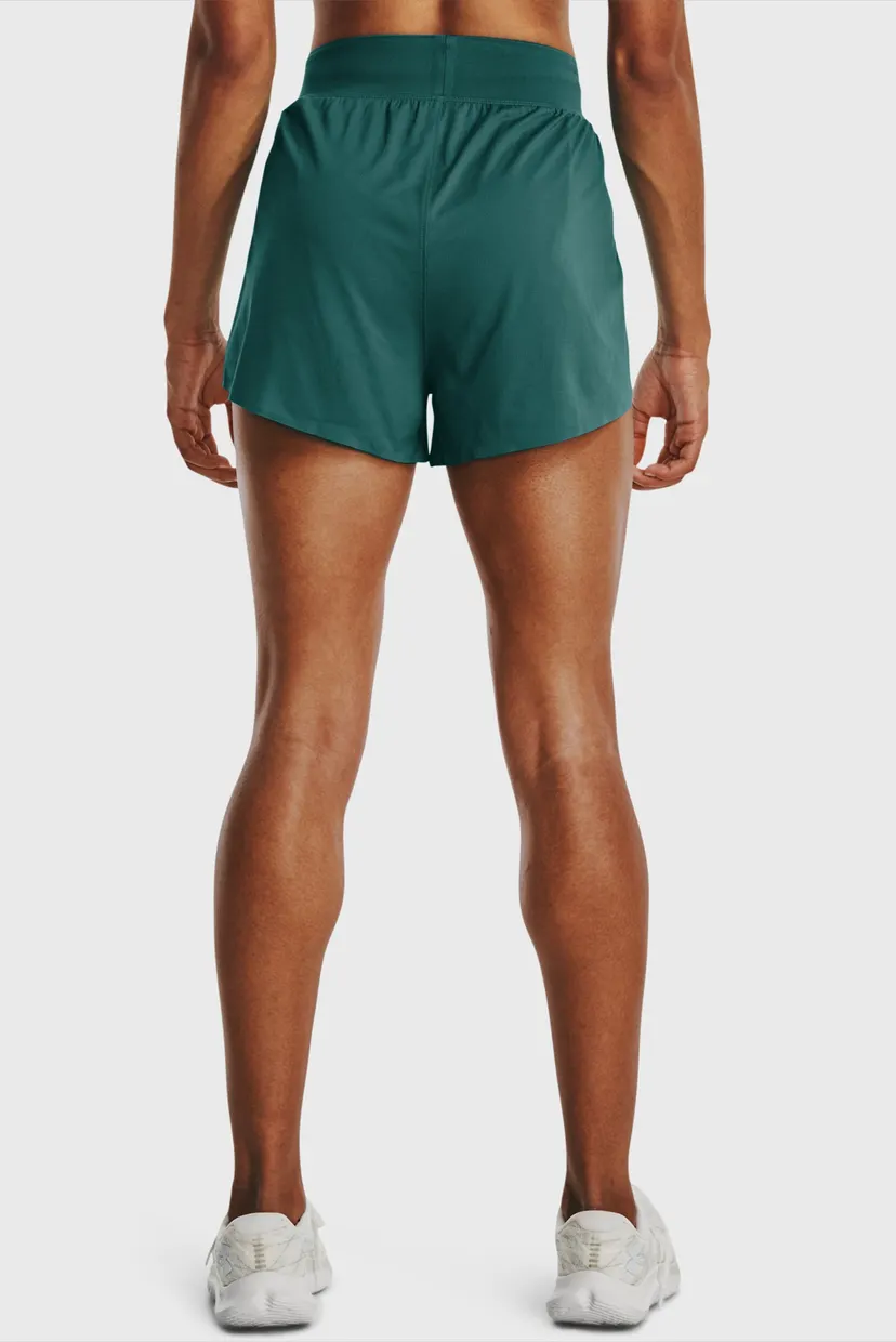 Женские зеленые шорты UA LIGHTER THAN AIR Short 3