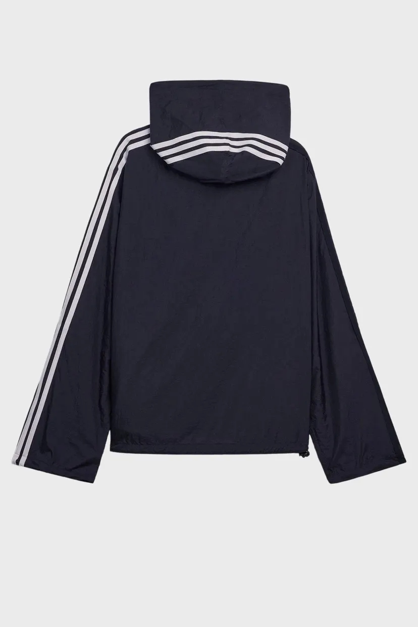 Черное худи Y-3 NYLON WIRED 3 STRIPES (унисекс) 8