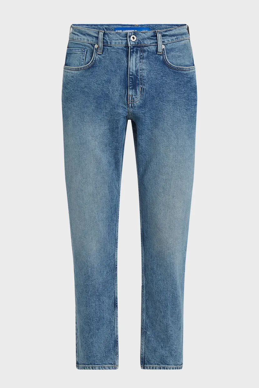 Чоловічі сині джинси klj tapered denim 5