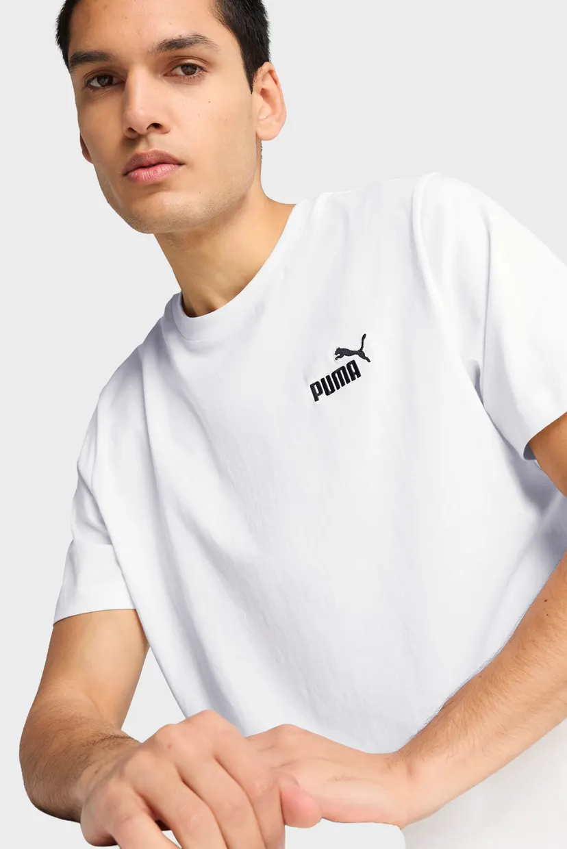Чоловіча біла футболка Essentials Small No. 1 Logo Tee Men 4
