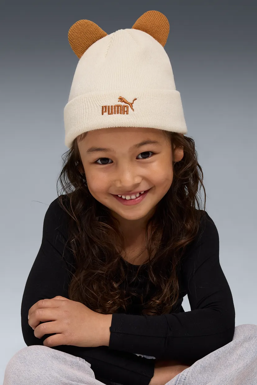Детская белая шапка Animal Mid Crown Beanie Kids 3