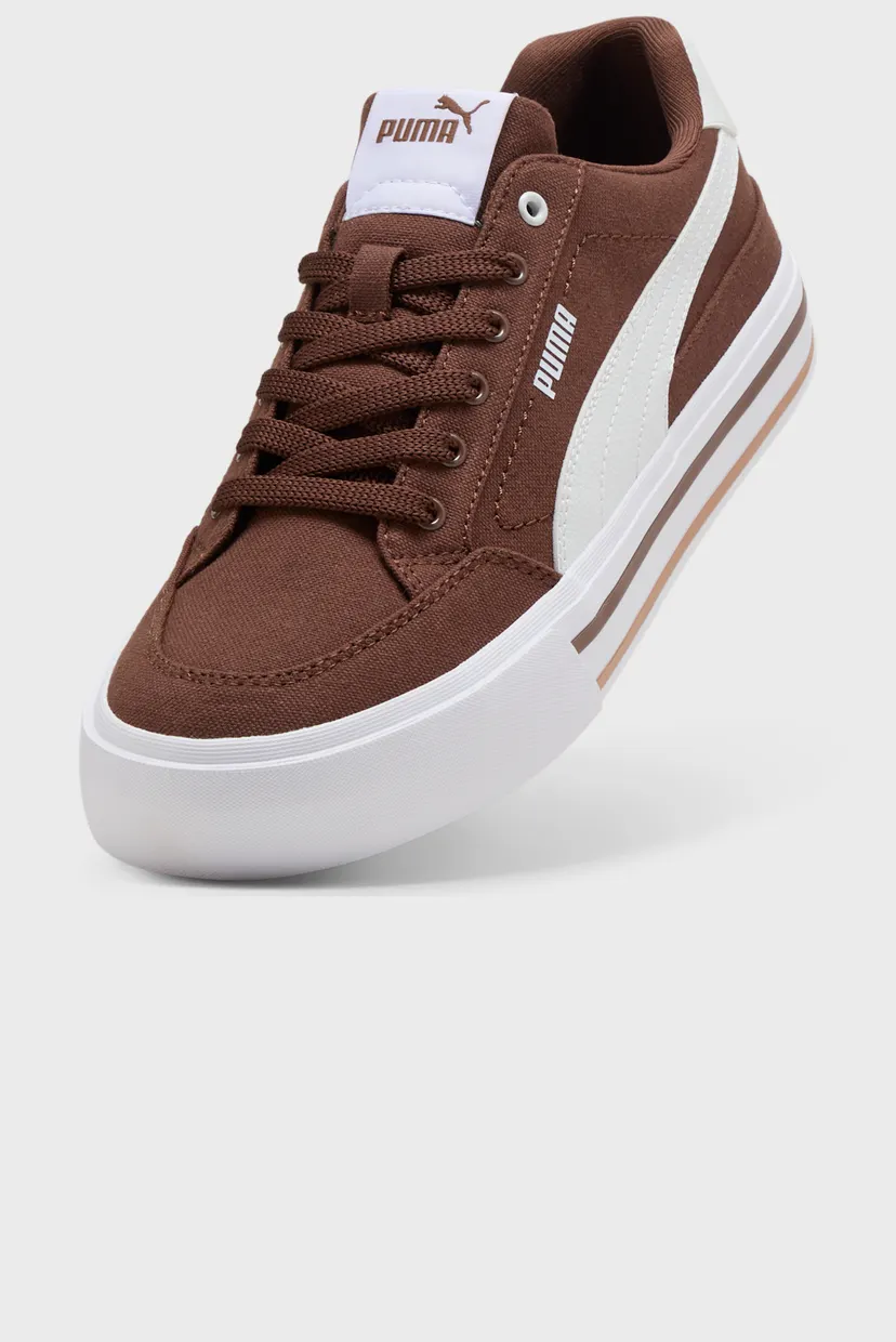 Коричневі кеди Court Classic Vulcanised Formstrip Unisex Sneakers 5
