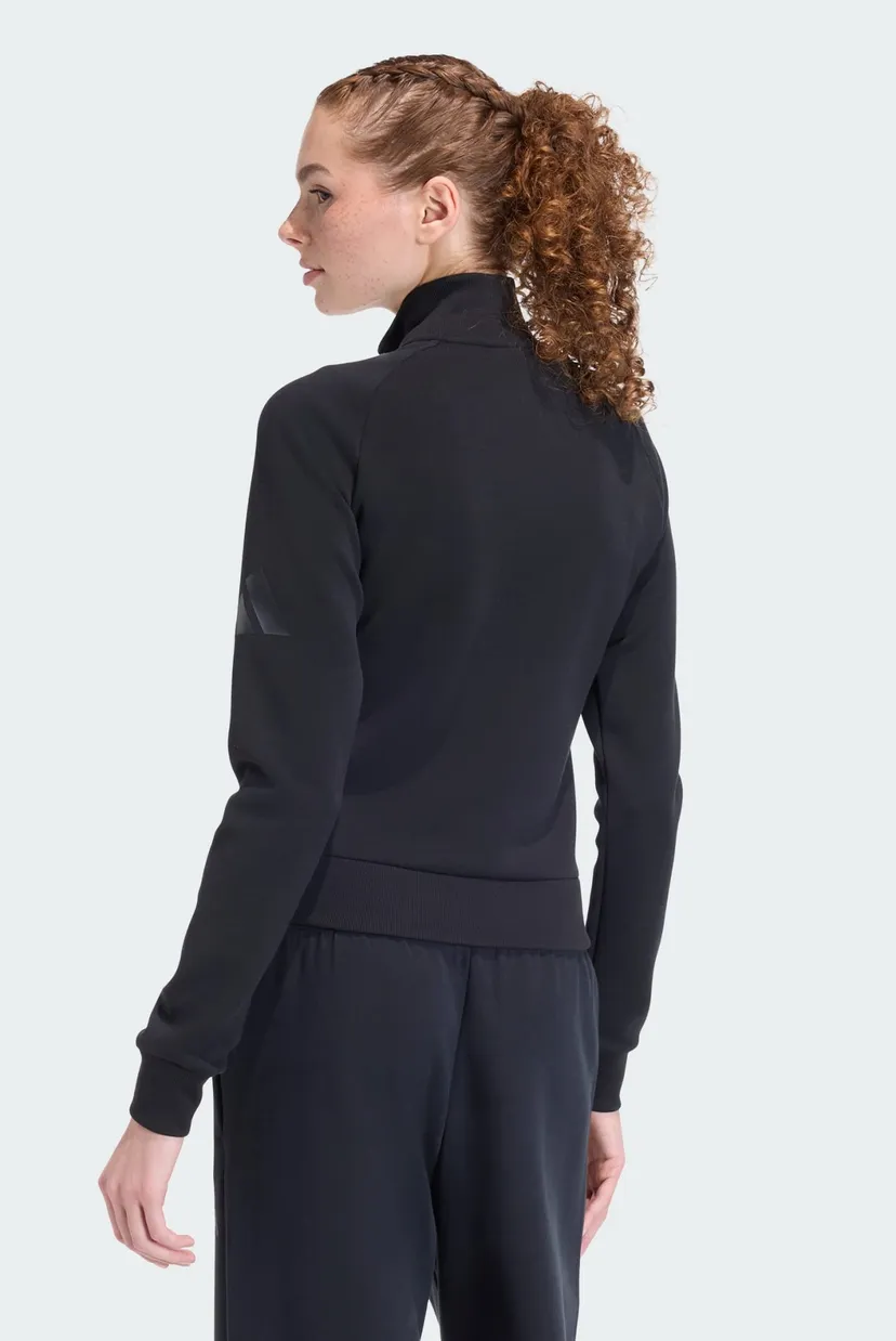 Женская черная спортивная кофта SOFT LUX SLIM 3
