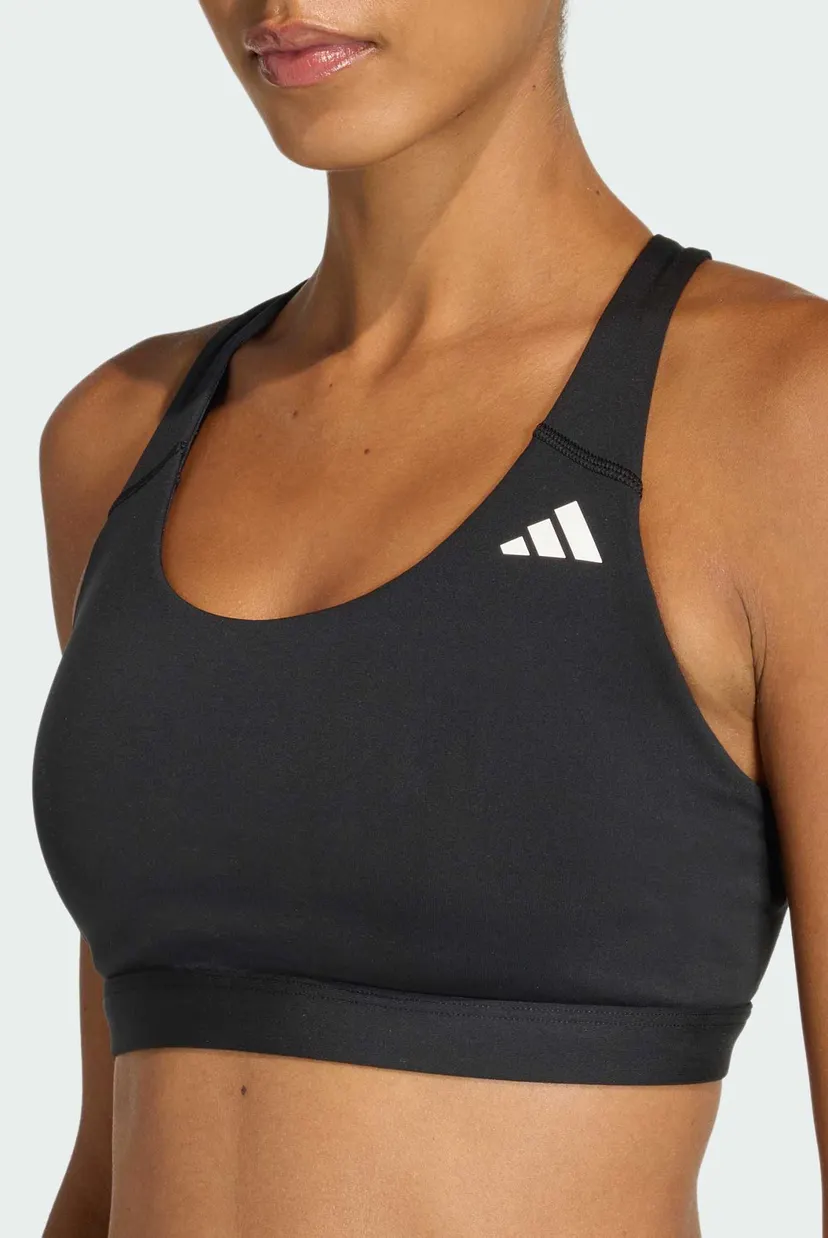 Жіночий чорний топ Optime Essentials Workout Medium Support 3