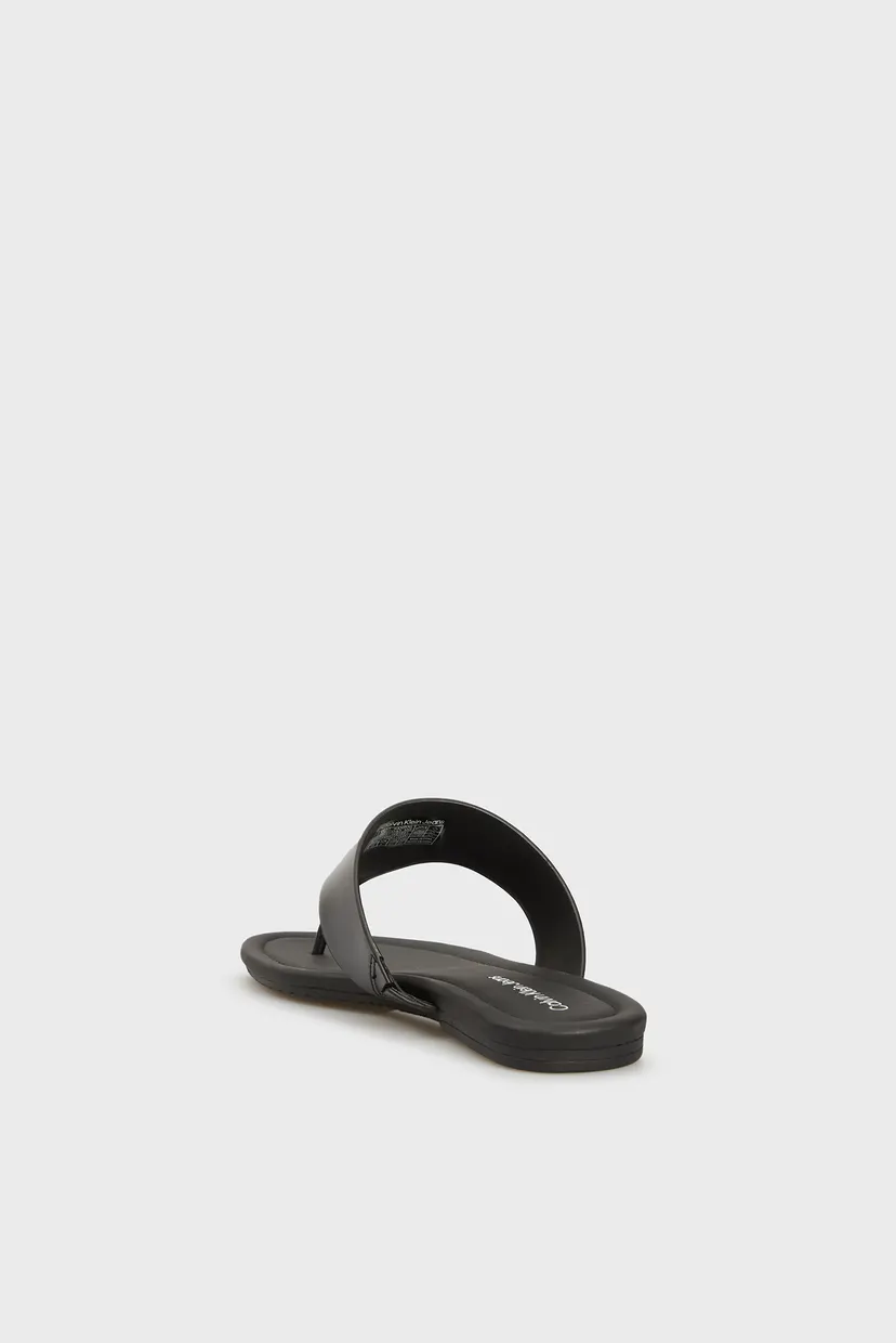 Женские черные вьетнамки FLAT SANDAL TOEPOST MG 5