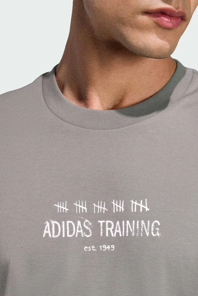 Чоловіча сіра футболка CLIMACOOL POWER TRAINING GRAPHIC 4