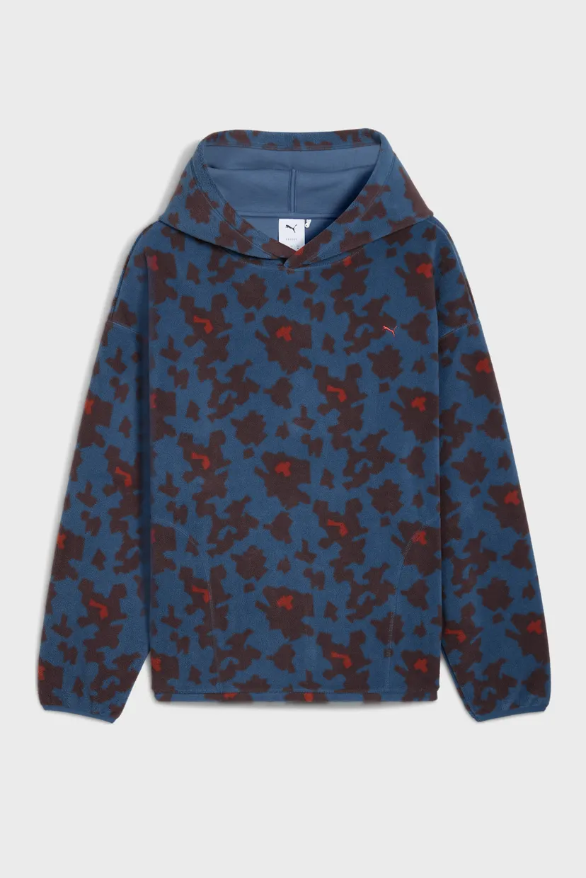 Мужское синее худи с узором Special Items All-Over Print Fleece Hoodie Men 6