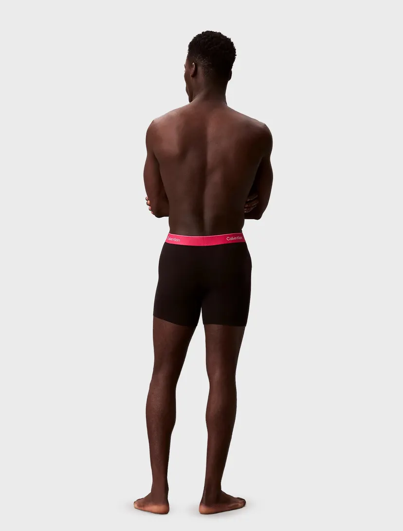 Мужские черные боксеры (3 шт) BOXER BRIEF 4