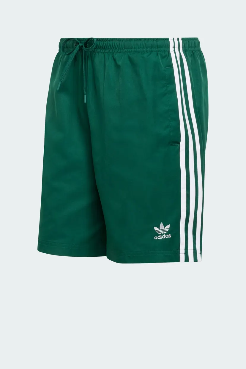 Чоловічі зелені плавальні шорти Adicolor 3-Stripes 8-Inch 6