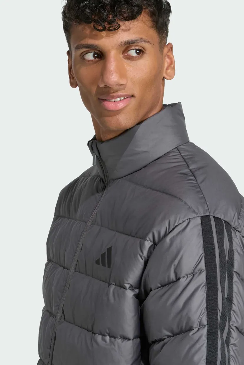 Чоловіча сіра куртка Essentials CLIMAWARM 3-Stripes Synthetic Down 4