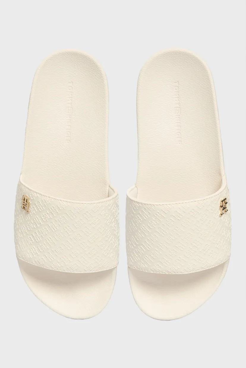 Женские белые слайдеры TH MONOGRAM POOLSIDE 4